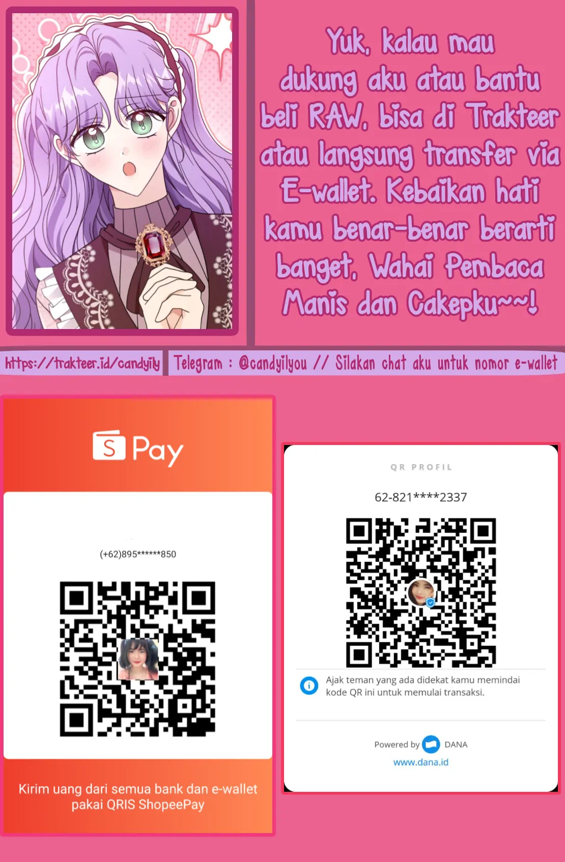 AKU ISTRI PEMERAN UTAMA KEDUA YANDERE [DIDY] Chapter 54 page 162