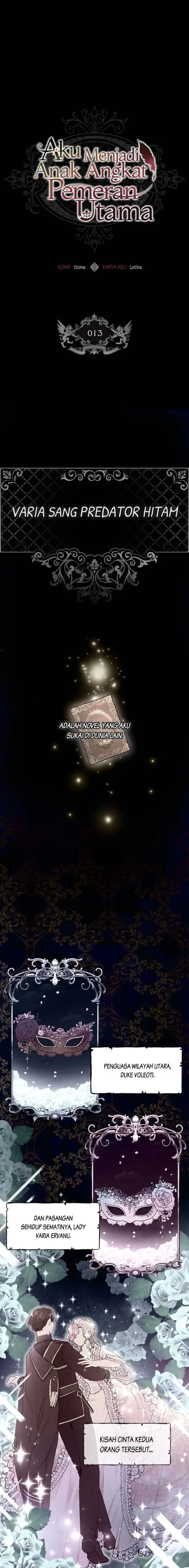 Aku Menjadi Anak Angkat Pemeran Utama Chapter 13 page 0