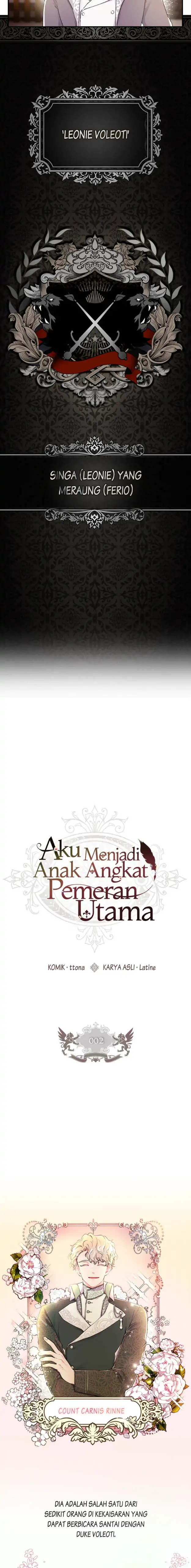 Aku Menjadi Anak Angkat Pemeran Utama Chapter 2 page 2