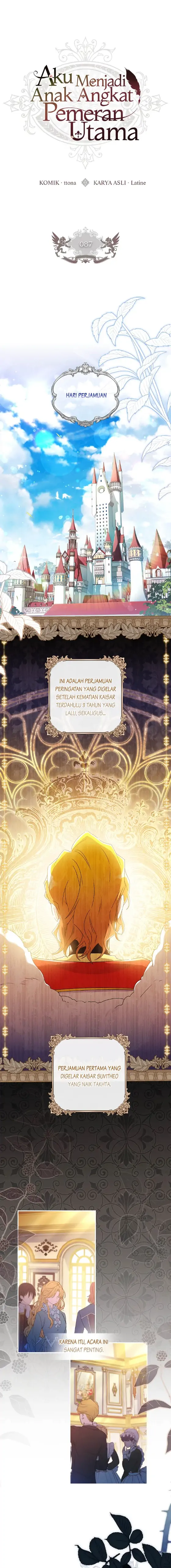 Aku Menjadi Anak Angkat Pemeran Utama Chapter 87 page 0