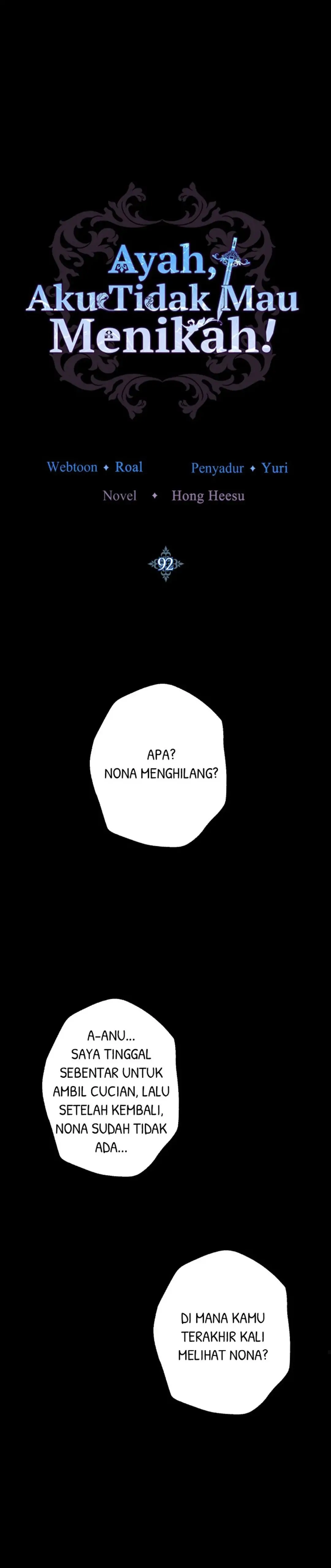 Ayah, Aku Tidak Mau Menikah! Chapter 92 page 0