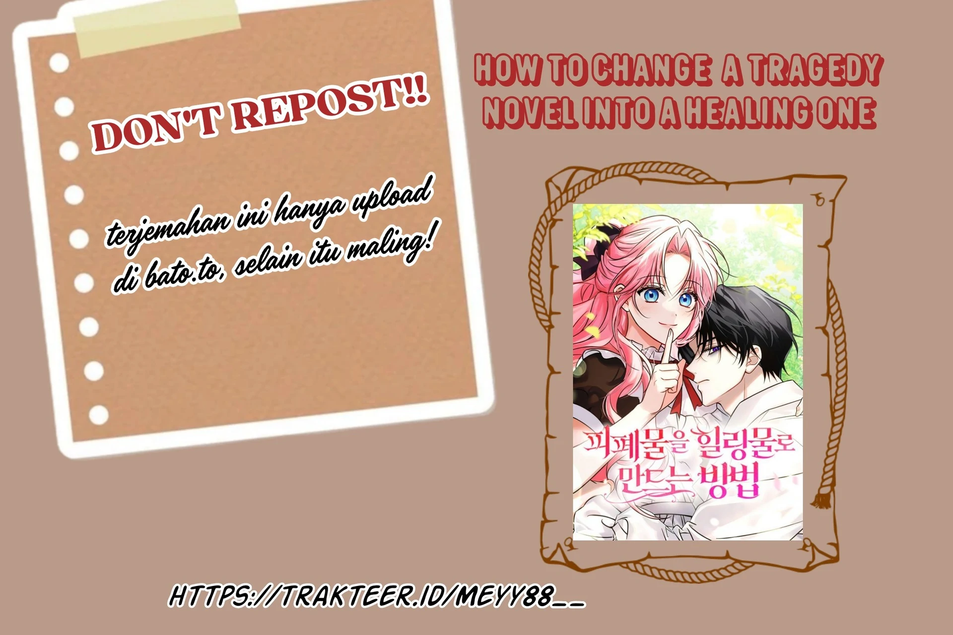 Changing the Genre From Angst to Heartwarming Chapter 32 page 0