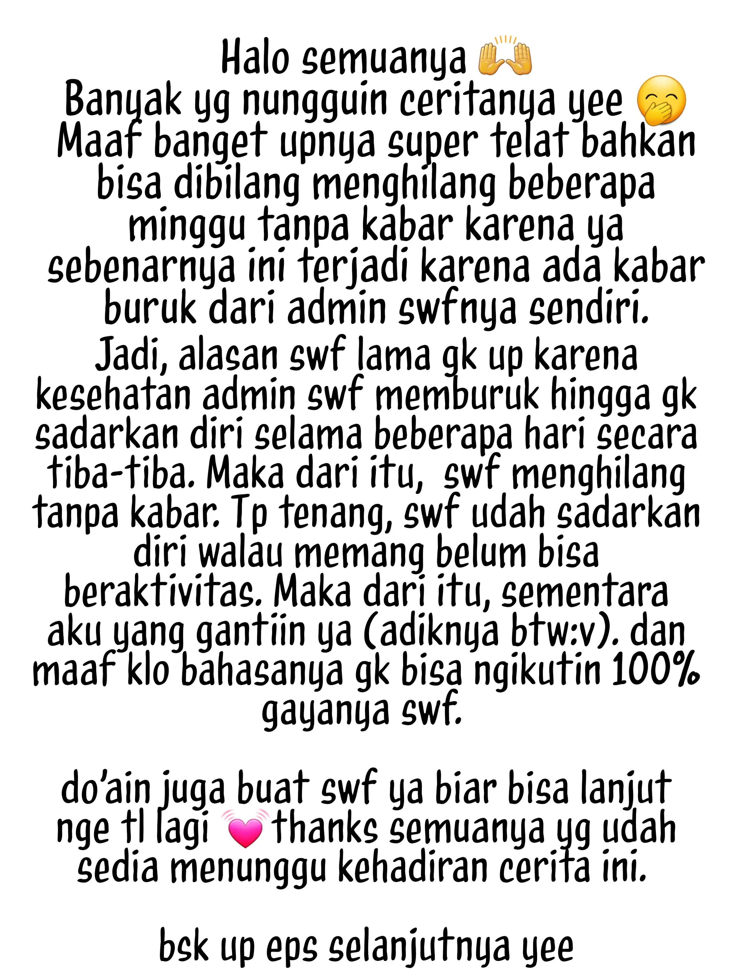 Demi Kesayanganku yang Ditinggalkan Chapter 35 page 37
