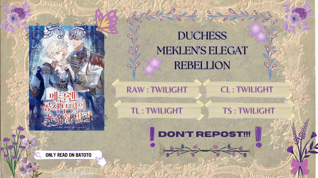 Duchess Meklen’s Elegant Rebellion Chapter 47 page 0