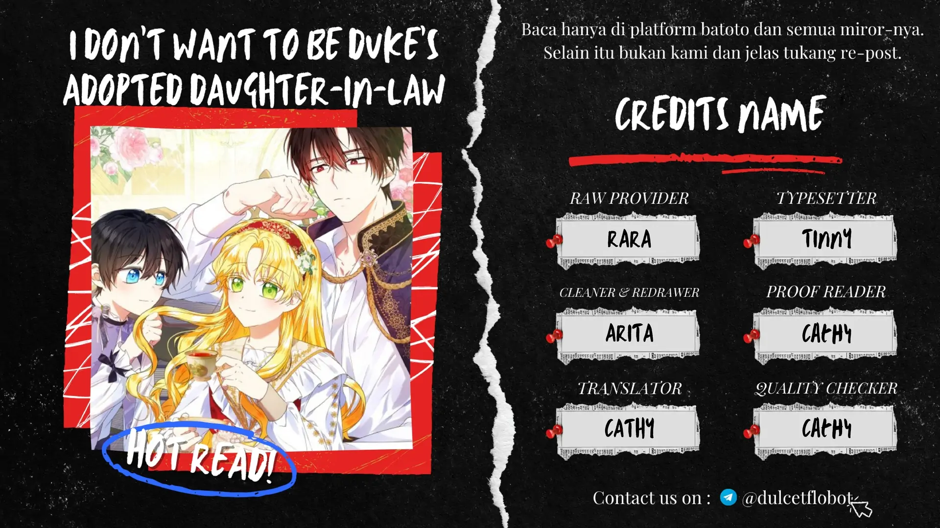 I Don’t Want To Be Duke’s Adopted Daughter-In-Law Chapter 78 page 1