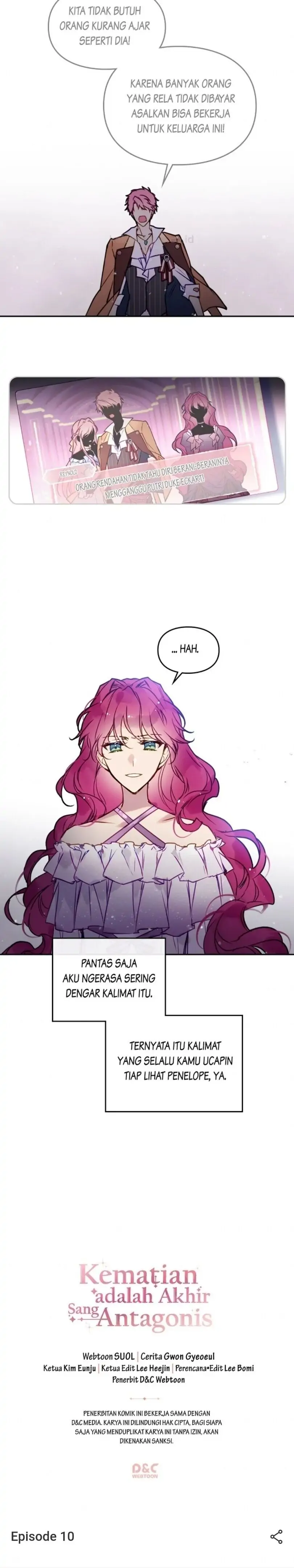 Kematian adalah Akhir Sang Antagonis Chapter 10 page 19
