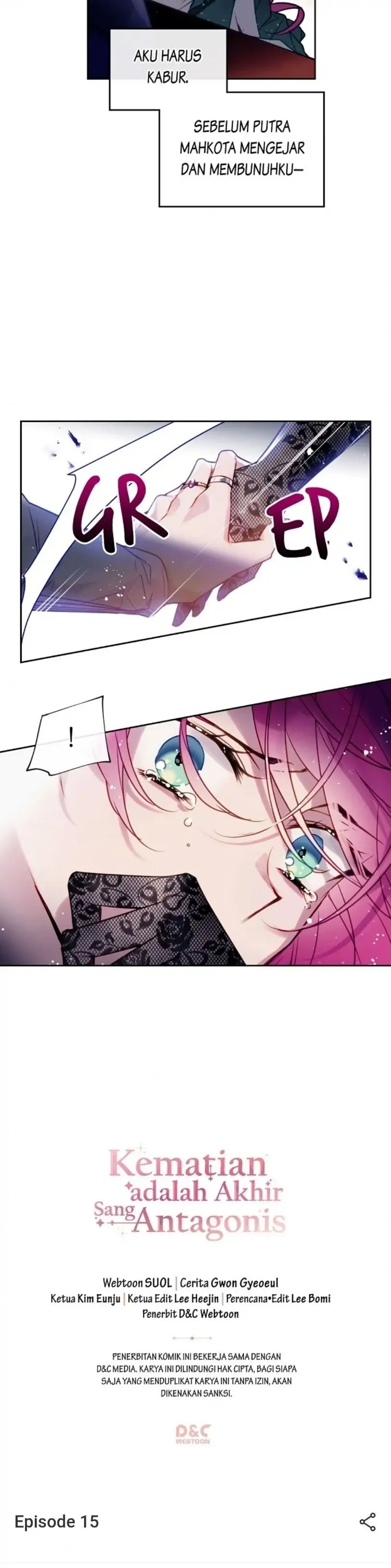 Kematian adalah Akhir Sang Antagonis Chapter 15 page 18
