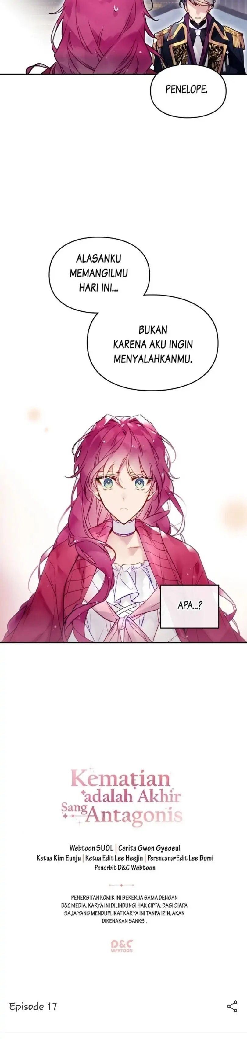Kematian adalah Akhir Sang Antagonis Chapter 17 page 20