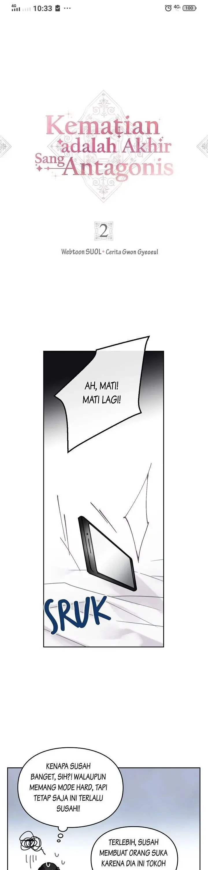 Kematian adalah Akhir Sang Antagonis Chapter 2 page 0