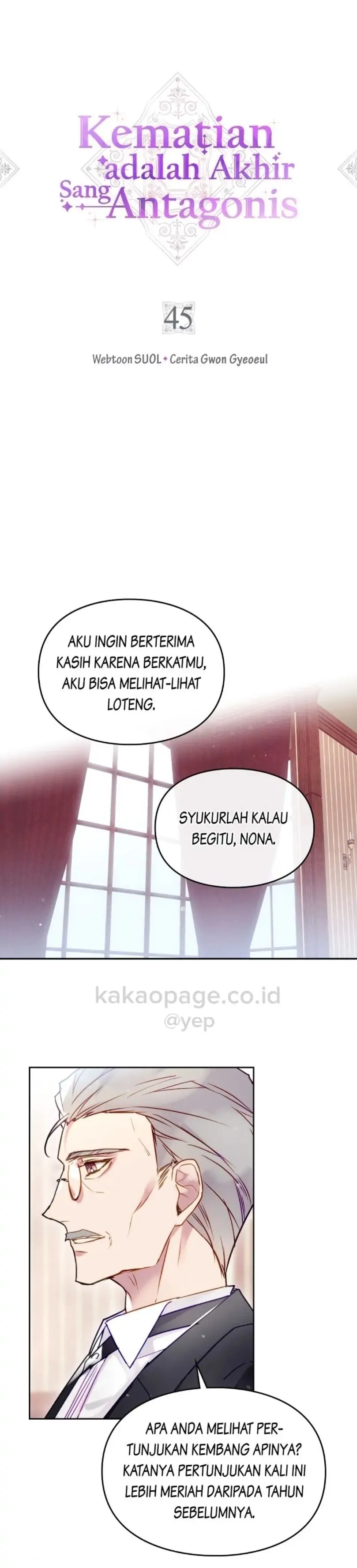 Kematian adalah Akhir Sang Antagonis Chapter 45 page 0