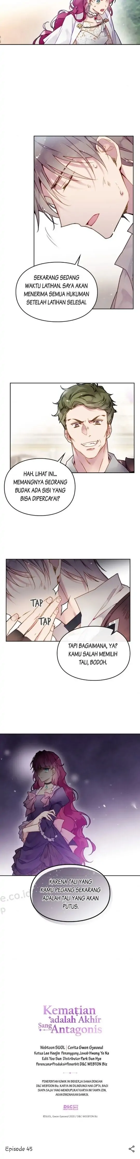 Kematian adalah Akhir Sang Antagonis Chapter 45 page 19