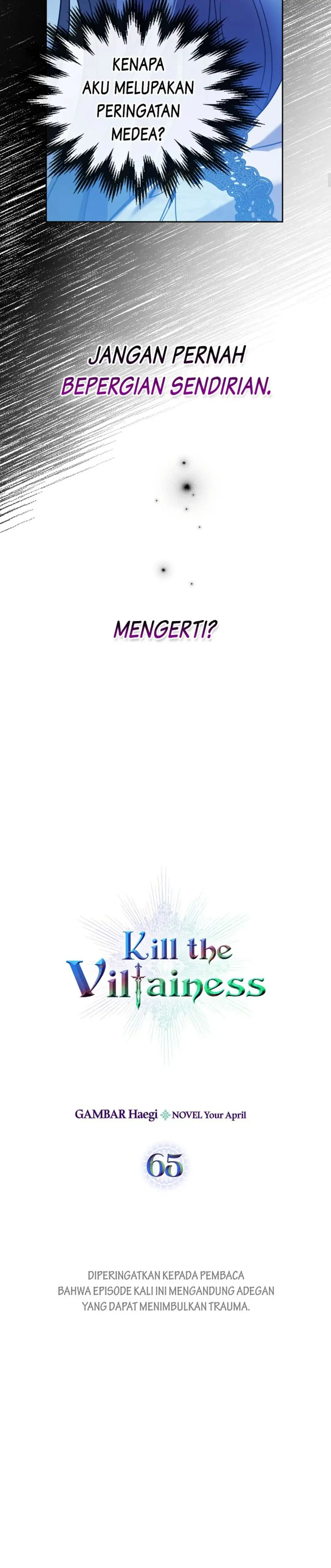Kill the Villainess Chapter 65 page 1