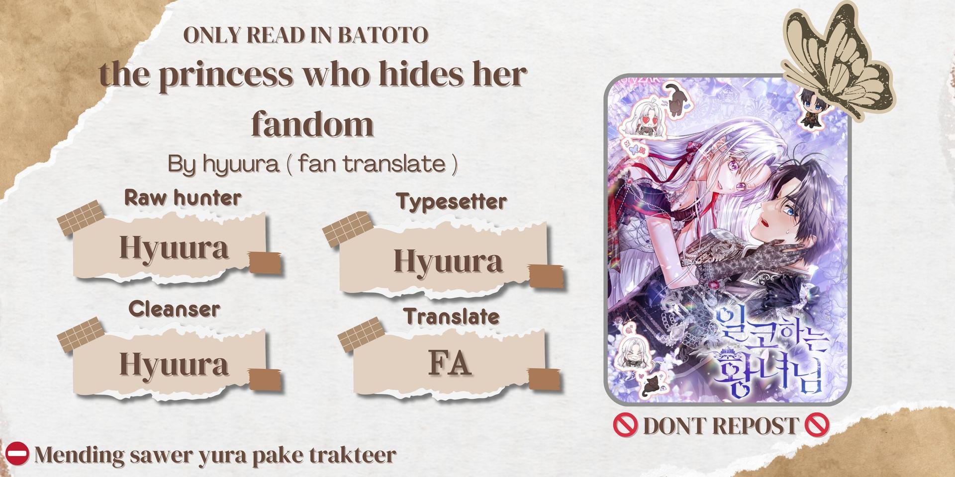 Princess Who Hides Her Fandom Chapter 10 page 0