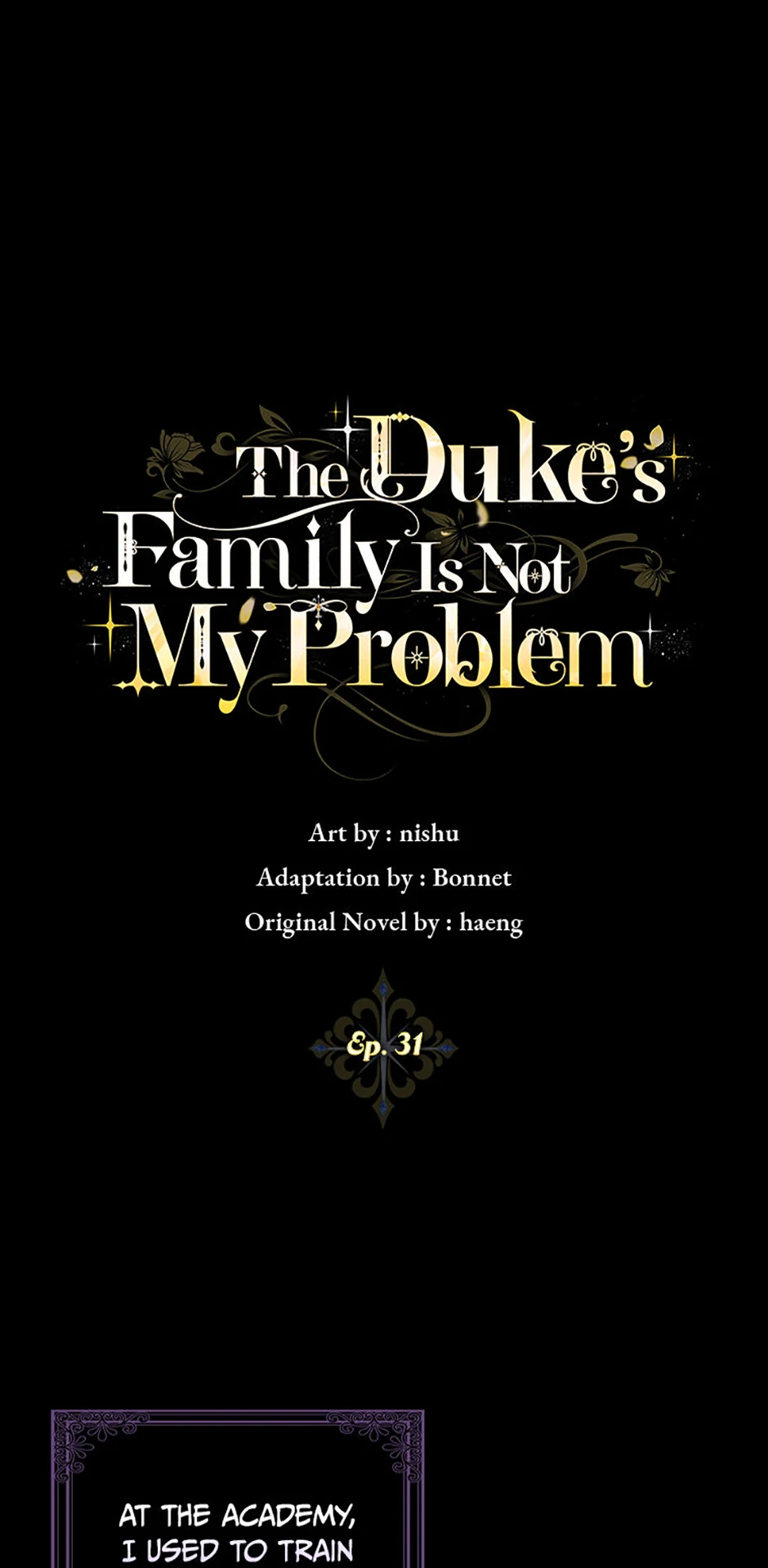 The Duke’s Family Is Not My Problem Chapter 31 page 0