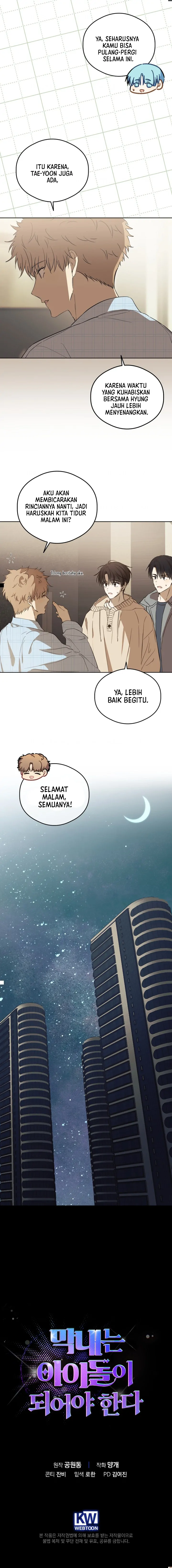 The Maknae Has to Be an Idol Chapter 33 page 15